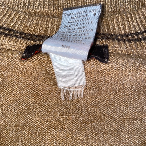 Men’s M Brown Dockers’ Argyle Sweater Vest - Picture 4 of 4